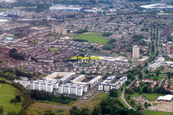 Photo 6"x4" Flats at Waterfront Park, West Pilton, Edinburgh, from the air  Muirhouse\/NT2176 c2016