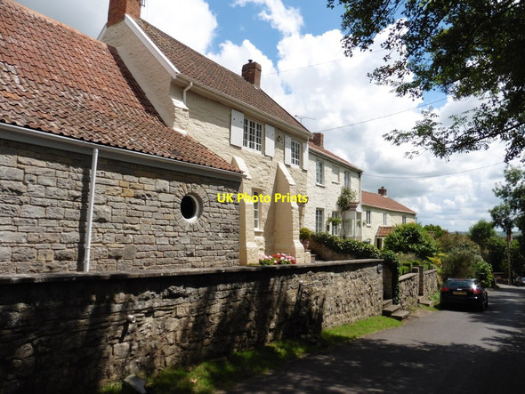 Photo 6"x4" Houses on Moor Road Moorlinch c2016