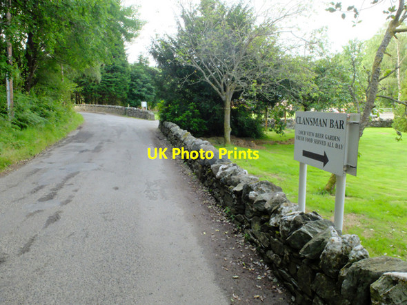 Photo 6"x4" The road outside the Rowardennan Hotel Rowardennan c2016