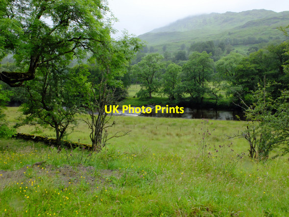 Photo 6"x4" Weir on the River Falloch Inverarnan c2016