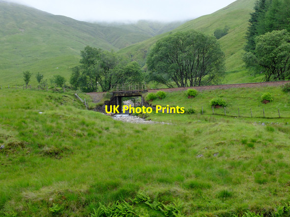 Photo 6"x4" Bridge on the West Highland Railway Tyndrum\/NN3330 c2016
