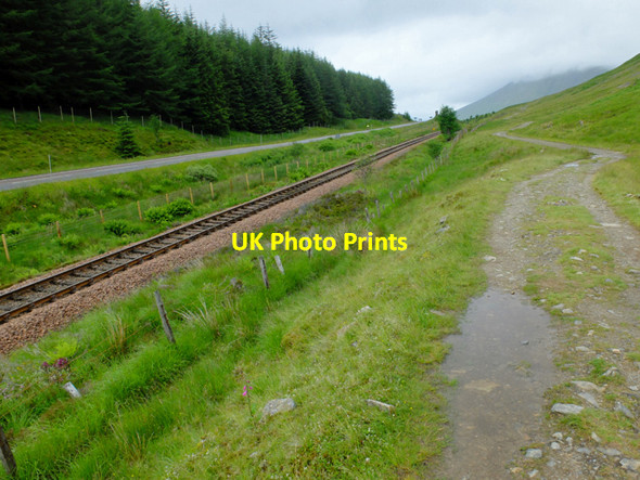 Photo 6"x4" Road, rail and the West Highland Way Clifton\/NN3230 c2016