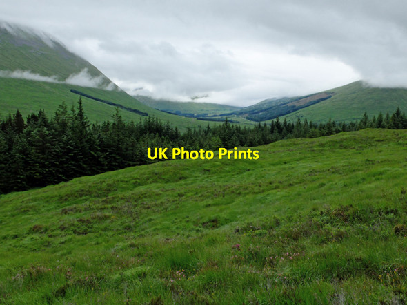 Photo 6"x4" View from the West Highland Way Bridge of Orchy c2016