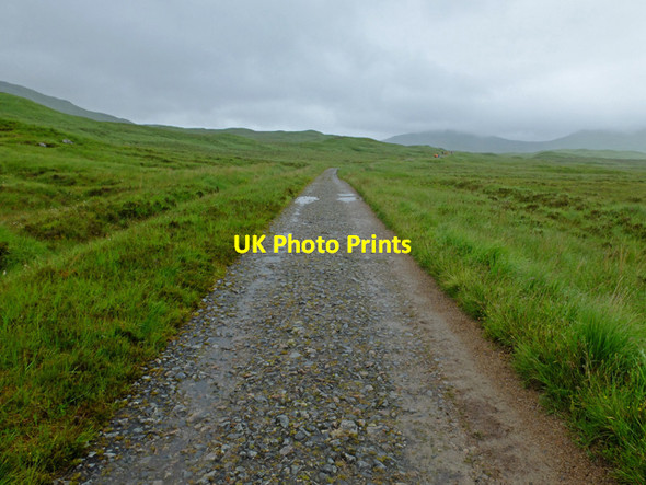 Photo 6"x4" West Highland Way on Rannoch Moor Allt Bhreacnais c2016