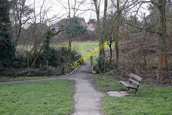 Photo 6"x4" Bridge Over Dollis Brook Barnet c2009