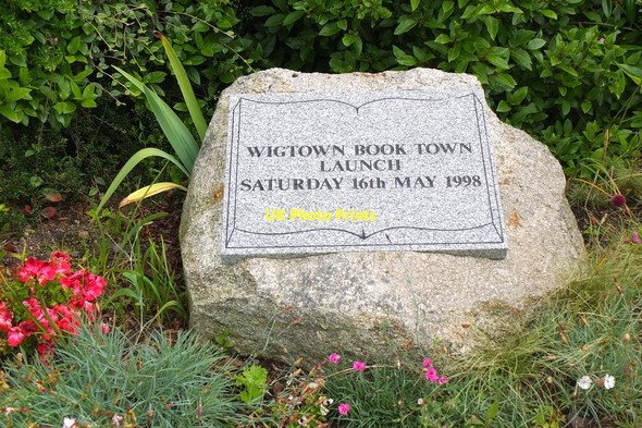 Photo 6"x4" Plaque for the Book Town Launch, Wigtown Wigtown c2016
