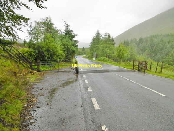 Photo 6"x4" Rhyd Uchaf, cattle grid Nant-ddu c2016