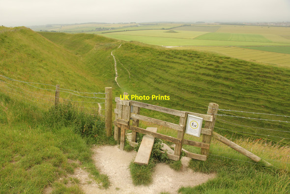 Photo 6"x4" Maiden Castle Dorchester\/SY6890 c2016
