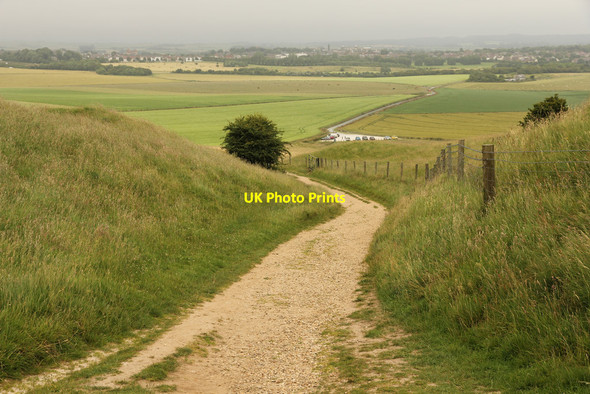 Photo 6"x4" Maiden Castle Dorchester\/SY6890 c2016