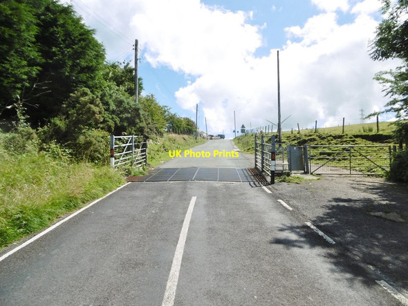 Photo 6"x4" Mynydd y Betws, cattle grid Ammanford\/Rhydaman c2016