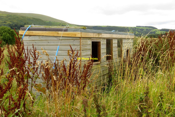Photo 6"x4" Birdwatching hide at Morfa Aber Abergwyngregyn c2015
