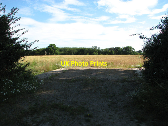 Photo 6"x4" Ramp on the edge of a crop field beside Beeston Lane Old Catton c2016