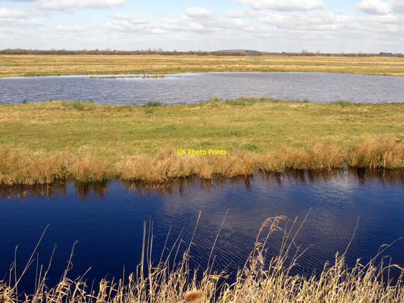 Photo 6"x4" Wetlands at RSPB Otmoor Beckley\/SP5610 c2016