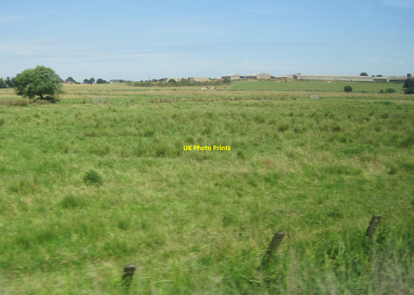 Photo 6"x4" View from a Norwich-Great Yarmouth train - grazing land near Limpenoe Limpenhoe c2016
