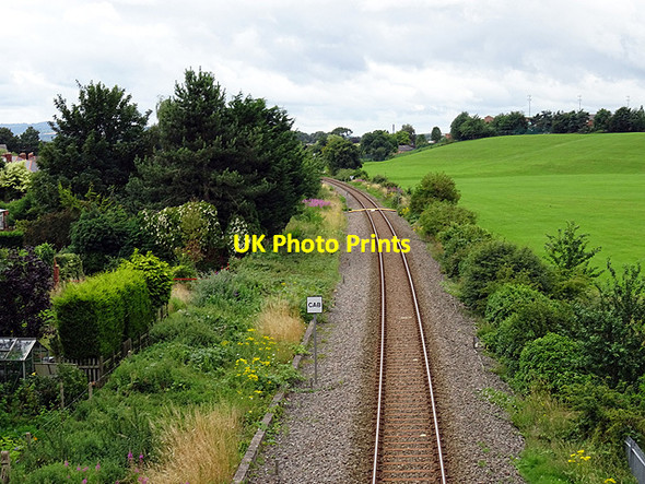 Photo 6"x4" The line to Aberystwyth Shrewsbury c2016