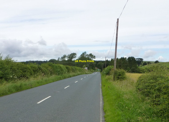 Photo 6"x4" The A697 approaches Crookham Crookham\/NT9138 c2016