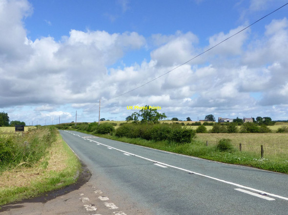 Photo 6"x4" Road junction on A697 Crookham\/NT9138 c2016
