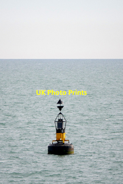 Photo 6"x4" New Grounds Cardinal Marker Buoy, The Solent Foreland Fields c2016
