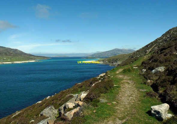 Photo 6"x4" View from the path between Huisinis and Crabhadail, Harris Beitearsaig c2016