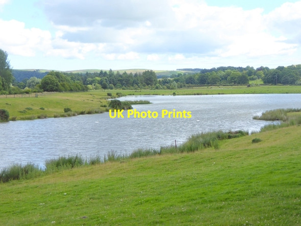 Photo 6"x4" The West Pond at Hedgeley Powburn c2016