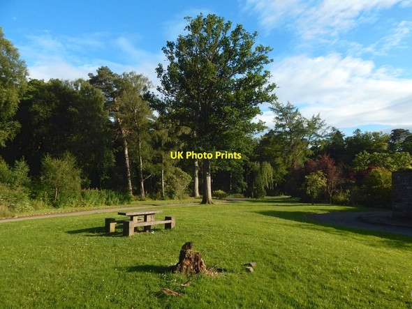 Photo 6"x4" Beside the walled garden at Balloch Park Alexandria c2016