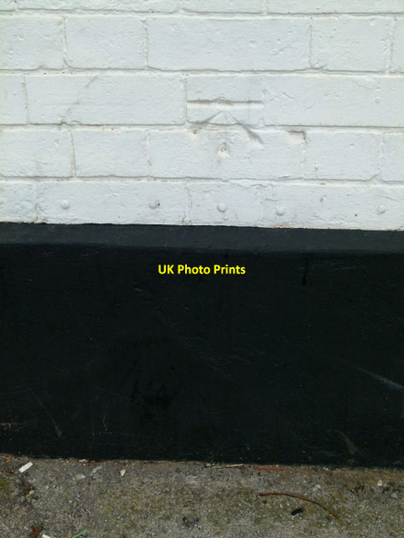 Photo 6"x4" Bench mark, former Clinton Arms Nottingham\/SK5641 c2016