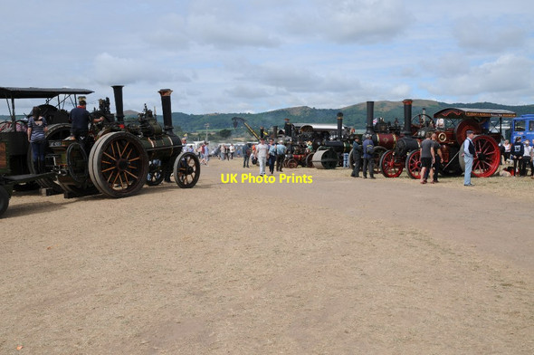 Photo 6"x4" Traction engines at the Welland Steam Rally Hook Bank c2016