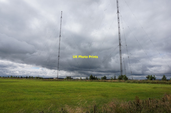Photo 6"x4" Communication Masts on Pole Moor Clough Head\/SE0815 c2016