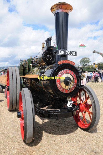 Photo 6"x4" Steam traction engine, Welland Steam Rally Hook Bank c2016