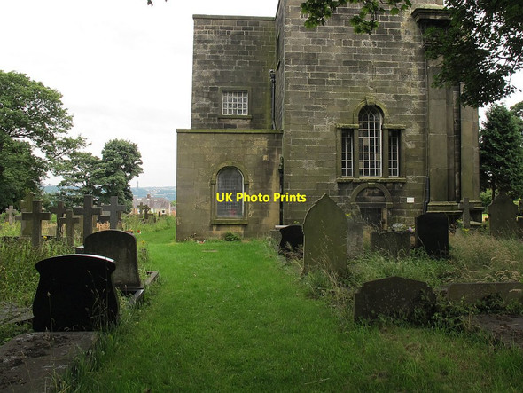 Photo 6"x4" St Peter's, Sowerby: former path Sowerby Bridge c2016