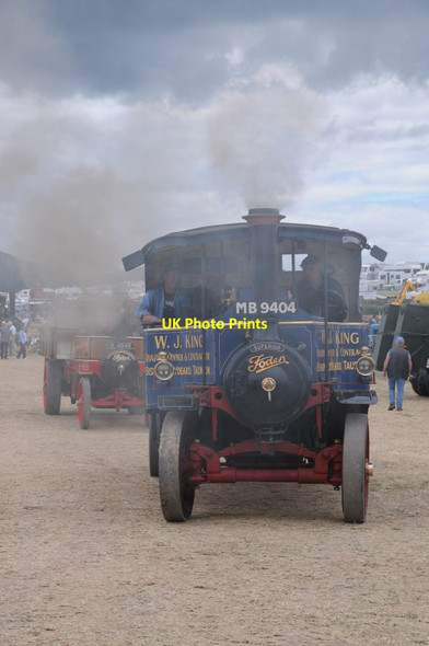 Photo 6"x4" Steam lorry at Welland Steam Rally Hook Bank c2016