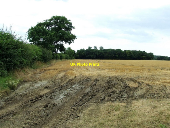 Photo 6"x4" Muddy Field Entrance Upper Holton c2016