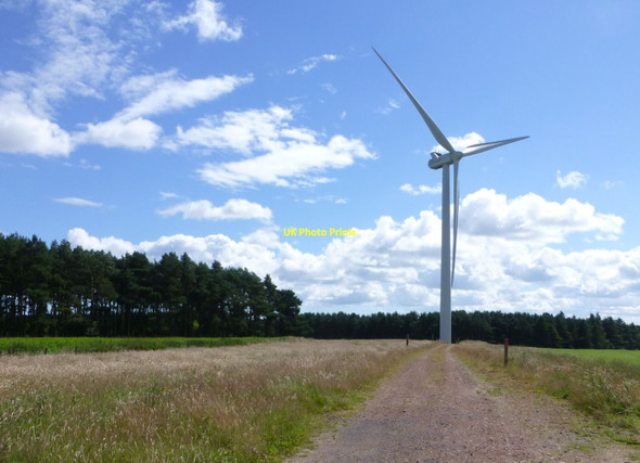 Photo 6"x4" Barmoor Wind Farm Lowick\/NU0139 c2016