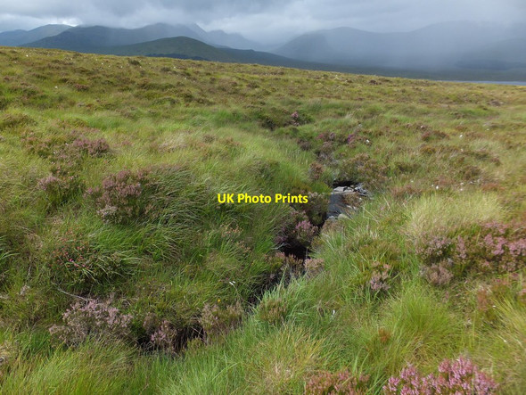 Photo 6"x4" Moorland stream Meallan Odhar\/NH2063 c2016