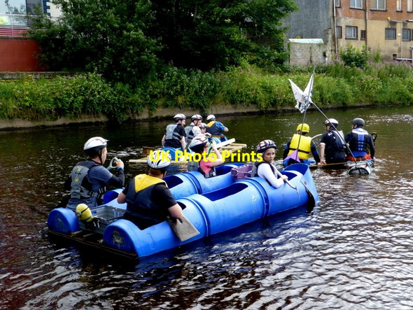 Photo 6"x4" Raft no.3, Omagh Raft Race Omagh c2016