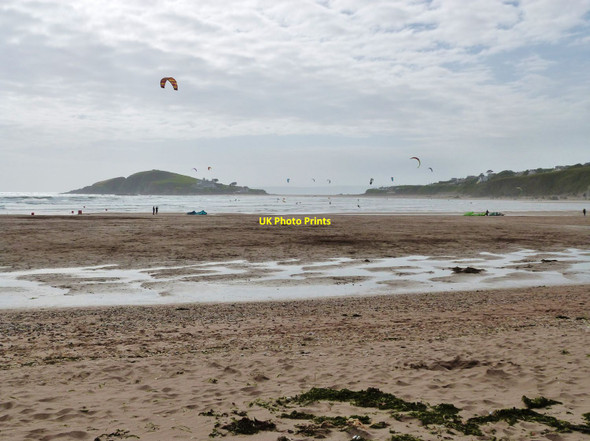 Photo 6"x4" Beach activities at Bantham Sands, Devon Bantham c2016