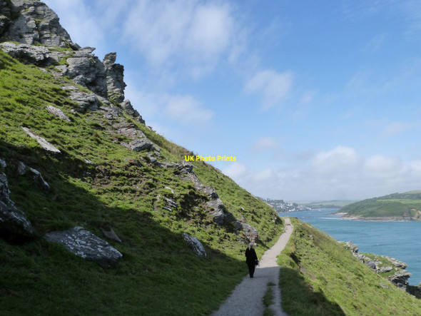 Photo 6"x4" The SW Coast Path just North of Sharp Tor Combe\/SX7138 c2016