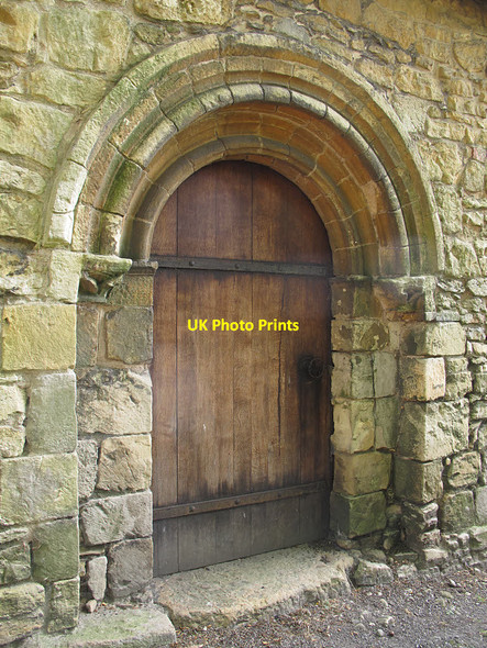 Photo 6"x4" Lotherton Chapel, Norman doorway Aberford c2016