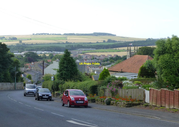 Photo 6"x4" Approaching Belford from the north Belford\/NU1033 c2016