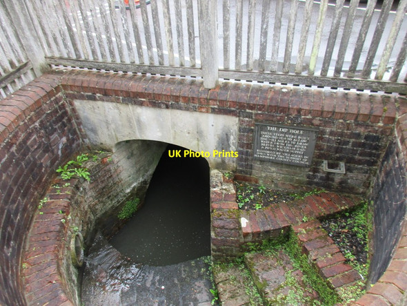 Photo 6"x4" The Dip Hole Wickham\/SU5711 c2016