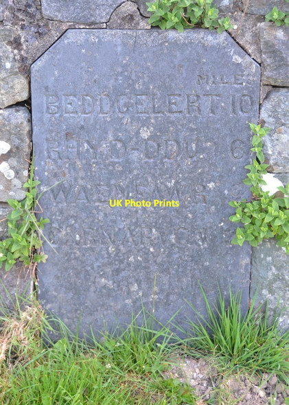 Photo 6"x4" Old Milestone Croesywaun c2016