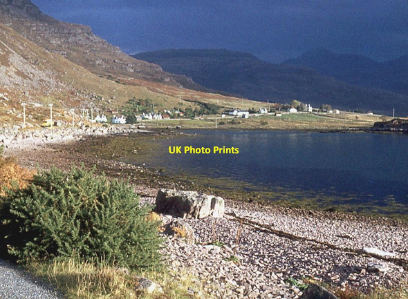 Photo 6"x4" Torridon village Fasag c1977