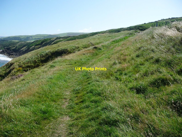 Photo 6"x4" Raad ny Foillan coastal path heading north-east Peel\/SC2484 c2016
