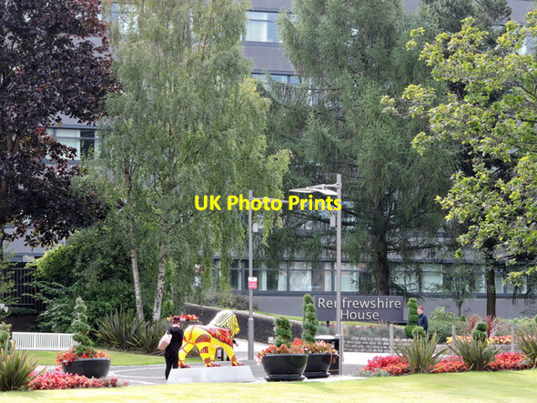 Photo 6"x4" Pride of Paisley lions Paisley c2016