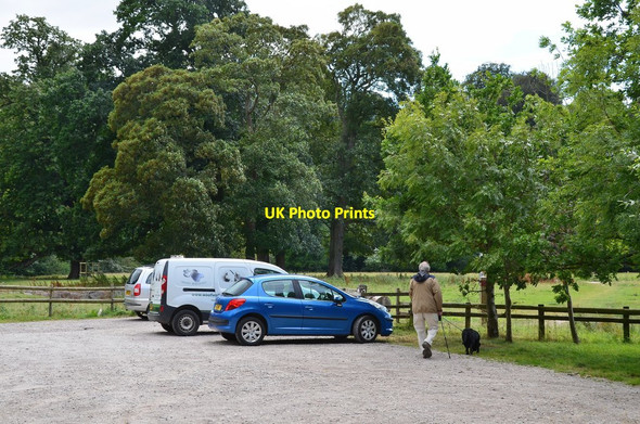 Photo 6"x4" Car park for Erddig Country Park Wrexham\/Wrecsam c2016