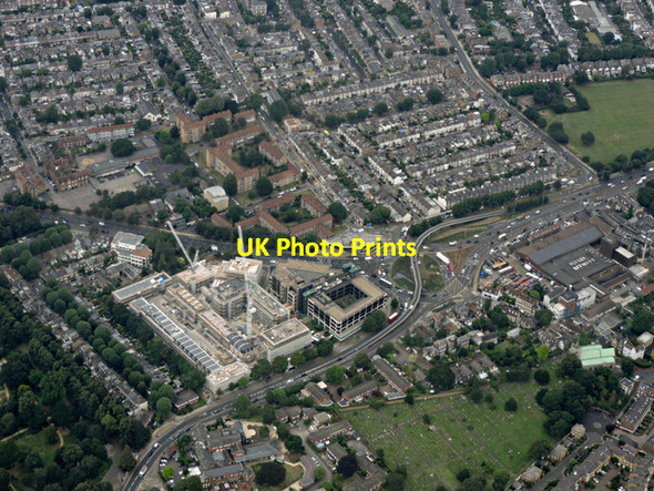 Photo 6"x4" Chiswick Gate development from the air Barnes c2016