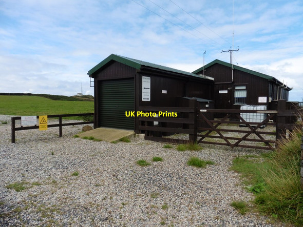 Photo 6"x4" Terminal building, Hartland Heliport Blegbury c2016