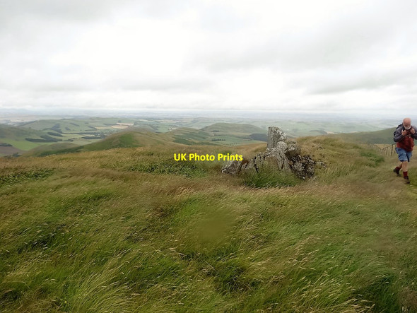 Photo 6"x4" Rock Outcrop, Steering Knowe Steer Rig c2016