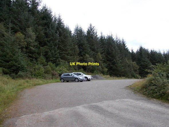 Photo 6"x4" Parking area at Coilessan Ardgartan c2016