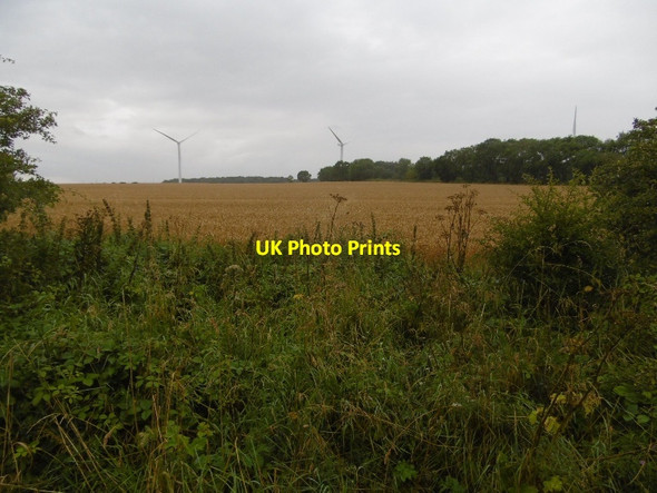 Photo 6"x4" Butterwick Moor Wind Farm Embleton\/NZ4129 c2016